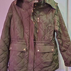 Old Navy olive green quilted jacket